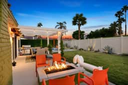 Lush Backyard with Pool and Spa in Palm Springs