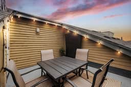 City View Modern Fremont Townhome Backyard Rooftop