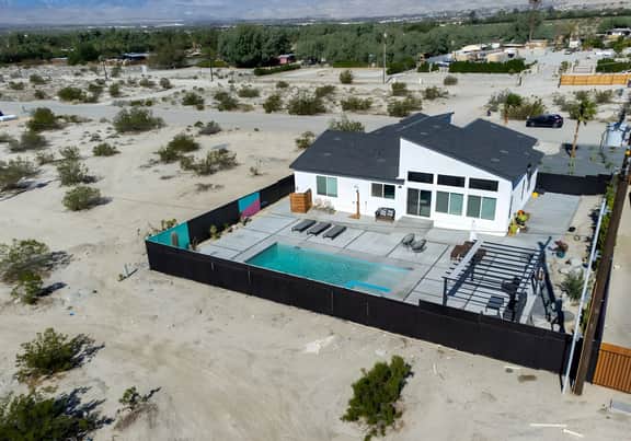 Insta Worthy Modern Getaway Pool Spa Tesla Charger