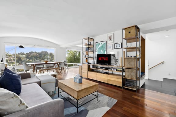 Panoramic LA Views from Franklin Hills Home