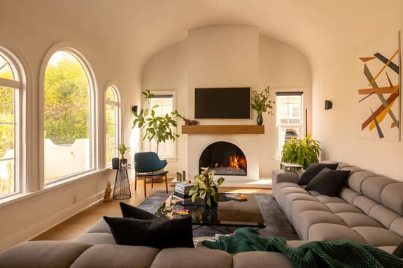 Hauser House, Modern Artful Spanish-style Bungalow